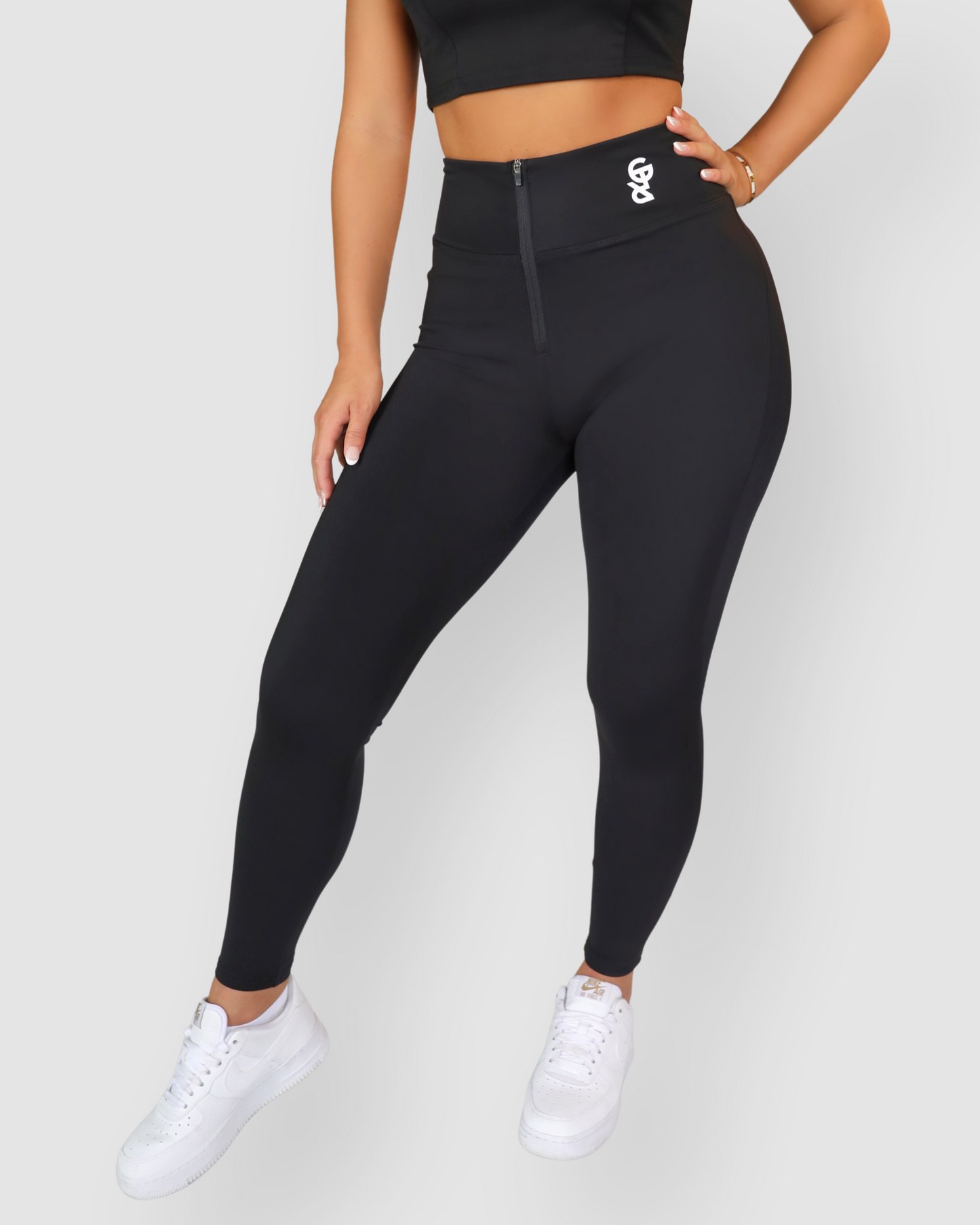 Unleash Zip Leggings - Black