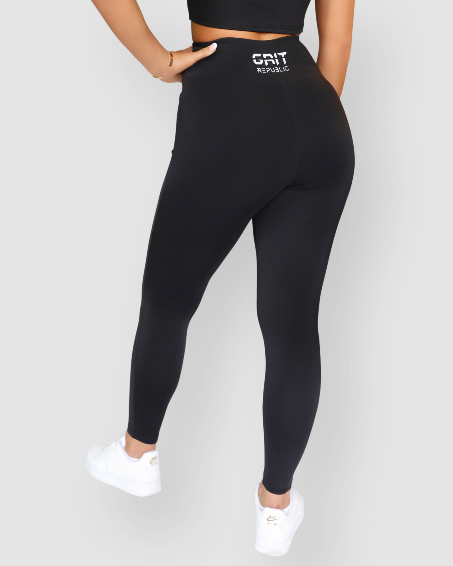 Unleash Zip Leggings - Black